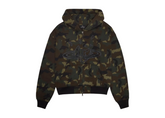 Broken Planet Camp Planet Zip Hoodie - Camo Green